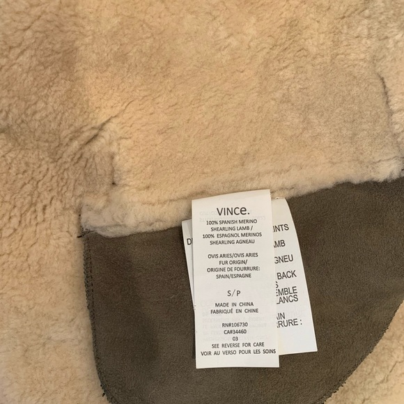 Vince Shearling Lamb Vest - Picture 8 of 8